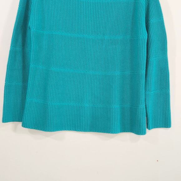 Talbots Women's Blue Sweater. Size Medium. Teal Color. - Picture 4 of 8